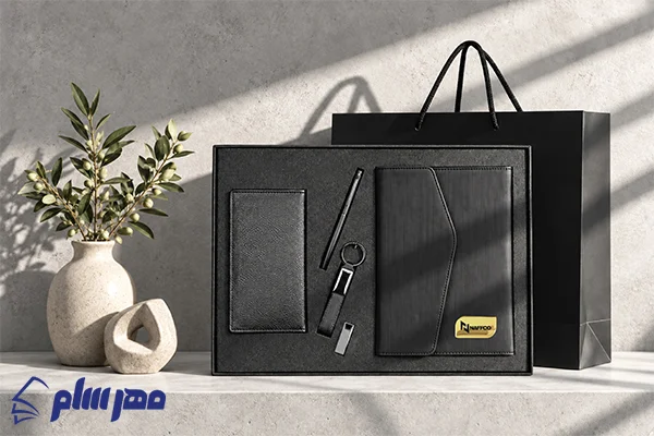 ست مدیریتی لوکس با ساک دستی