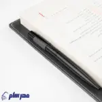 سررسید اروپایی چرم 1406 لیا طوسی باز با خودکار