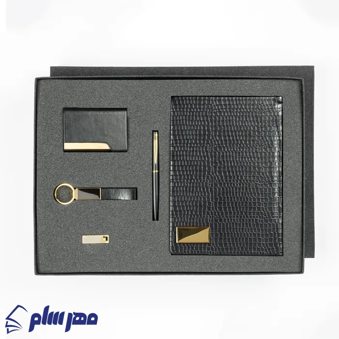 ست مدیریتی رایان SE-1011 مشکی طلایی