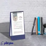 تقویم رومیزی 1406 عمودی سرمه ای